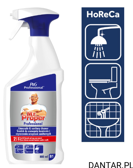 Mr Proper spray 2w1 odkamieniajaco czyszczacy łazienka 800ml a1/10