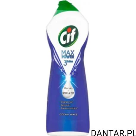 Cif mleczko 1001g z wybielaczem niebieski ocean wave a1/14