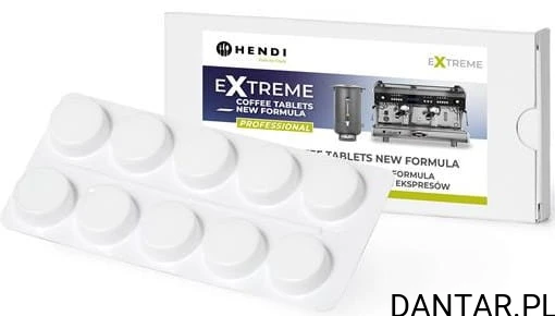 Profesionalny środek do mycia ekspresów w tabletkach Extreme Hendi a10/1
