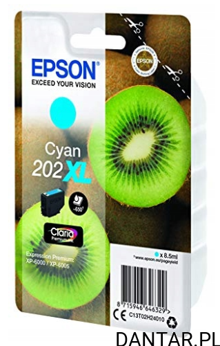 Tusz Epson 202XL Cyan oryginał