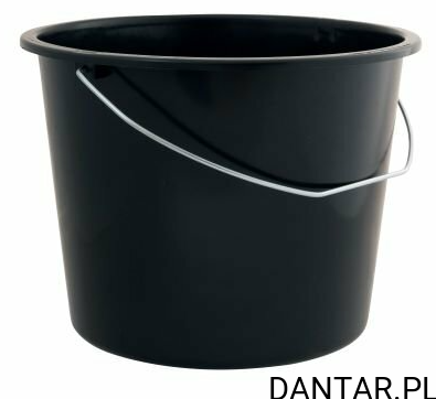 Wiadro 12l czarne budowlane DISPLAY 