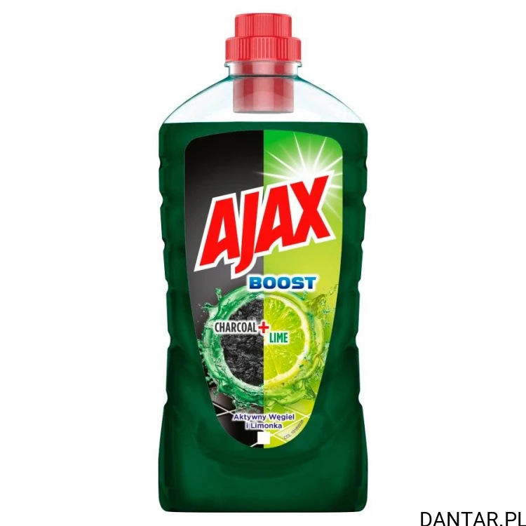 Ajax płyn do podłóg 1l boost lime - czarny a1/12