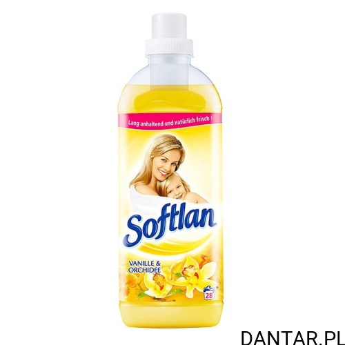 Softlan 1l płyn do płukania Vanille & Orchidee żółty a1/12