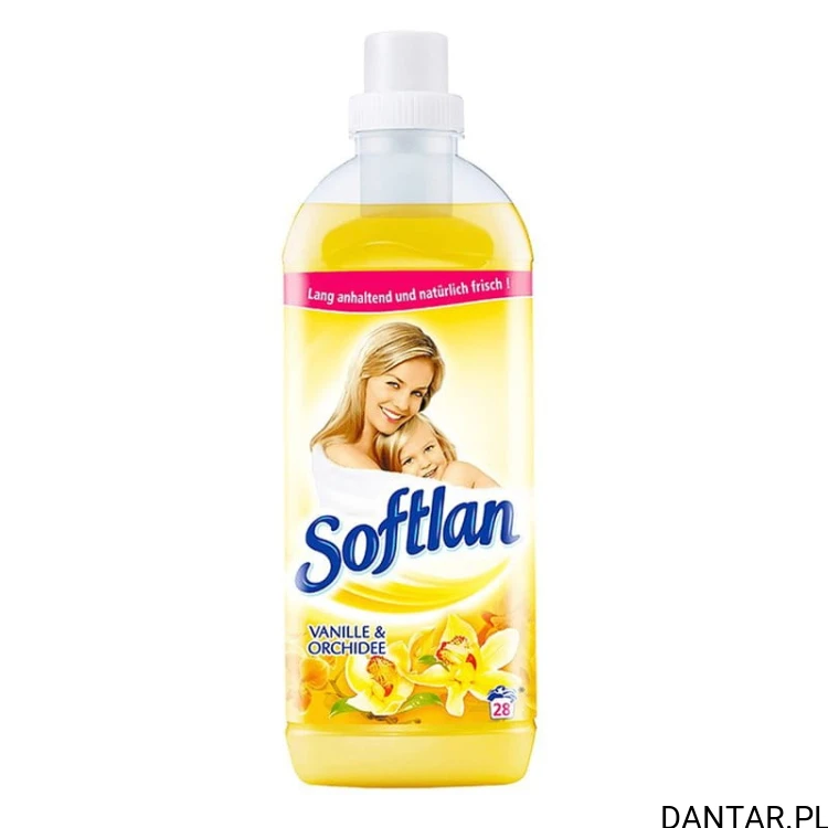 Softlan 1l płyn do płukania Vanille & Orchidee żółty a1/12
