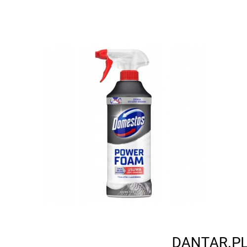 Domestos power foam spray do czyszczenia łazienki toalety 435ml zero kamienia