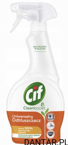 Płyn w sprayu odtłuszczacz uniwersalny Cif 500ml a1/12