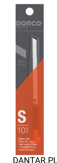 Nóż segmentowy łamany do tapet DORCO 9mm S101 a1/10