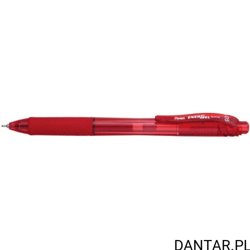 Cienkopis żelowy BLN-105 0,5mm czerwony Pentel a1/12