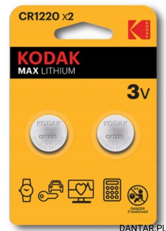 Bateria CR1220 Kodak a2