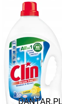 Clin do szyb 4,5l lemon biały