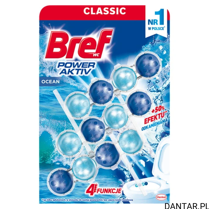 Bref wc kulki 3x50g power activ morska bryza a3/9