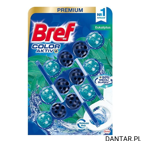 Bref wc kulki barwiące 3x50g eukaliptus a3/9