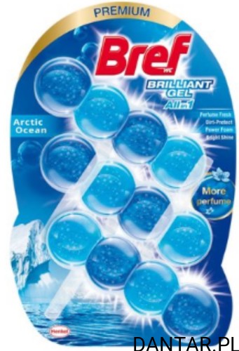 Bref wc kulki 3x42g brilliant gel arctic ocean a3/9