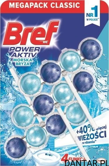 Bref wc kulki 3x50g power active ocean a1/9