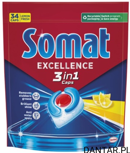 Tabletki do zmywarki Somat excellence lemon a34