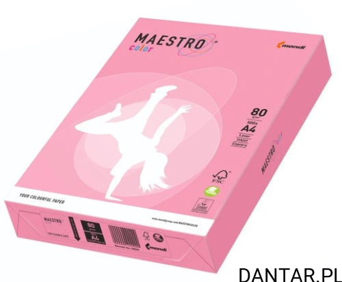 Papier ksero A4 różowy flaming 80g a500/5
