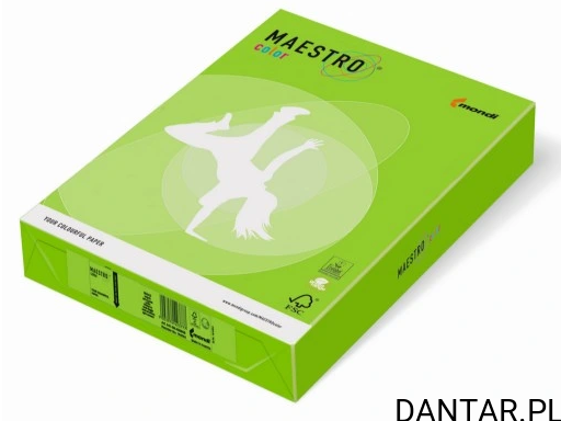 Papier ksero A4 80g wiosenna zieleń Maestro Mondi a500/5