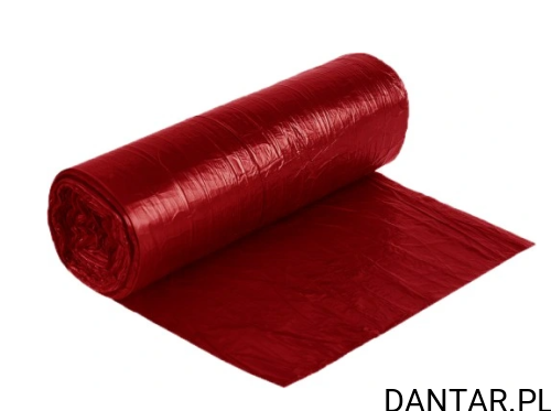 Worki 60l na śmieci czerwone HD Sipeko a30/40