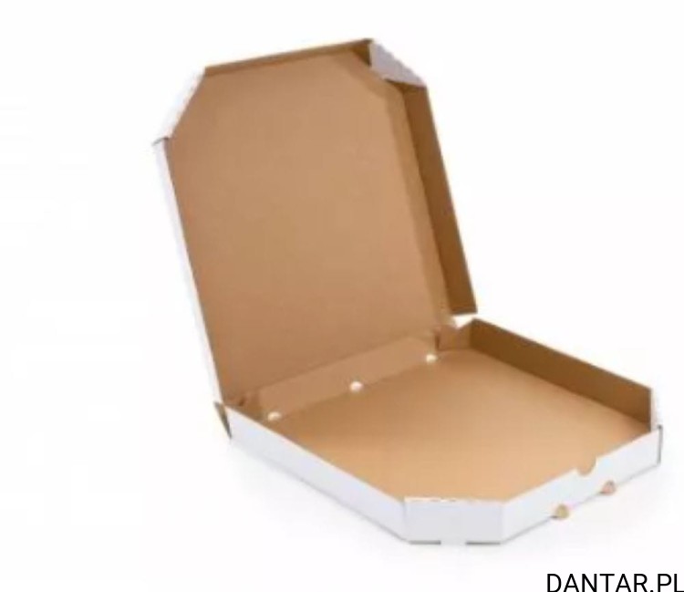 Karton na pizze 50 biały ścięty 400g/m2 a50 