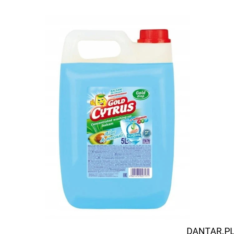 Gold Cytrus 5L płyn do mycia naczyń balsam niebieski a1/114
