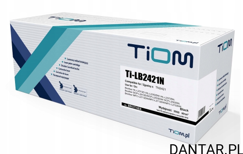 Toner do Brother kompatybilny zamiennik TN2421 BK 3K DCP-L 251   TI-LB2421N Tiom