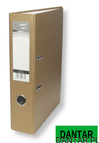 Segregator A4 7,5cm z okuciem złoty pastel Penword a1/24