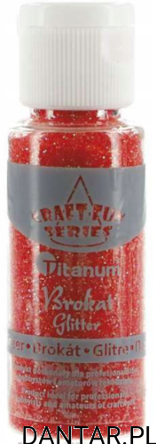 Brokat czerwony rainbow 20ml Titanum 395546