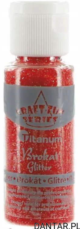 Brokat czerwony rainbow 20ml Titanum 395546