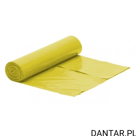 Worki 60l na śmieci żółte HD Sipeko a30/40