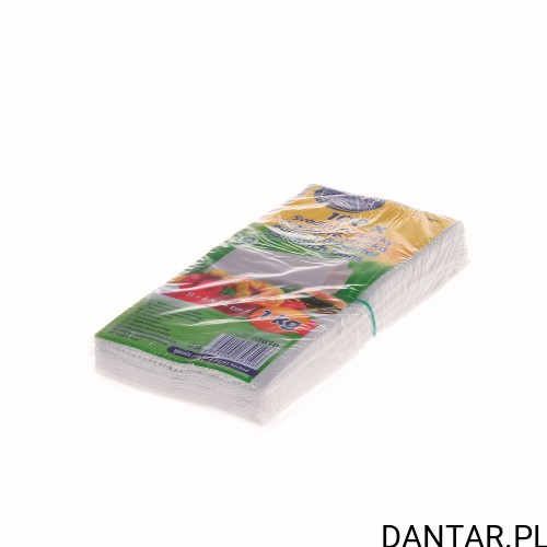 Torebka papierowa fałdowa biała 1kg S 12x5x24 65610 a100 