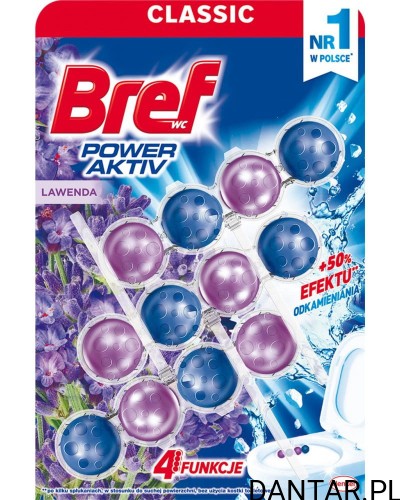 Bref wc kulki 3x50g power activ lawenda a3/9