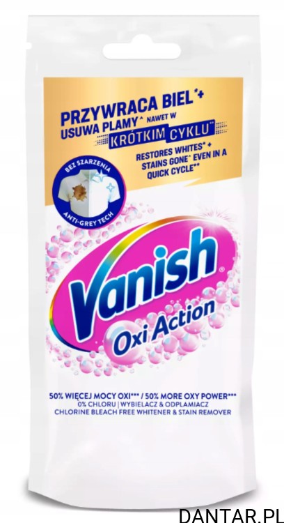Odplamiacz Vanish Oxi Action white żel 100ml a1/24
