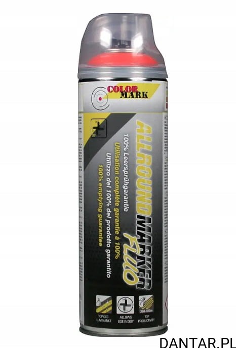 Lakier motip allround marker fluo 500ml Pomarańczowy znacznik