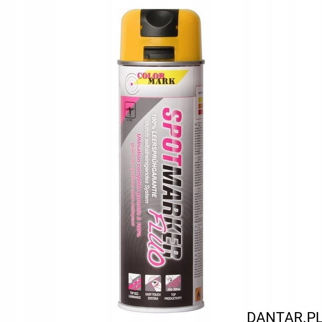 Lakier motip allround marker fluo 500ml Żółty znacznik 