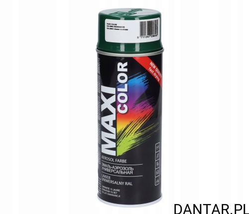 Lakier maxi color ral Zielony połysk 6005 a1/6