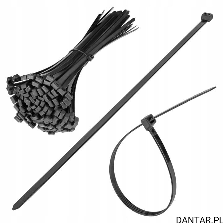 Opaska zaciskowa mix 150 szt hobby 12984 czarna