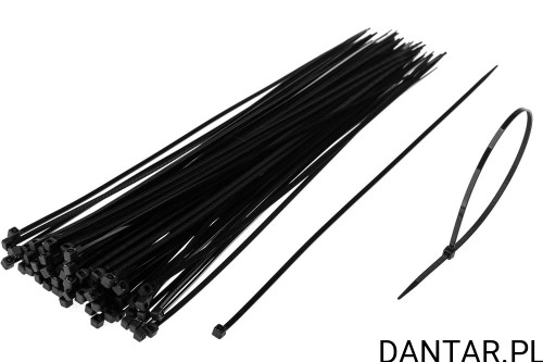 Opaska zaciskowa 25cm/80szt hobby 13004 czarna