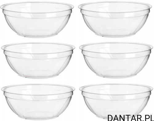 Miseczki do deserów i przystawek 6 szt NJ 