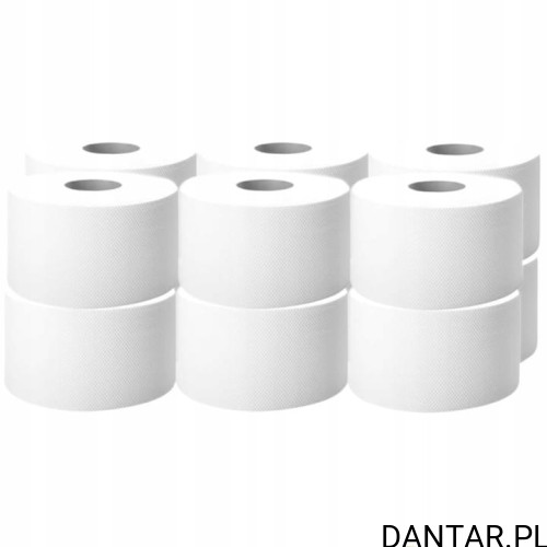 Papier toaletowy jumbo biały ceulozowy PT280 2w DANTAR a1/12/720