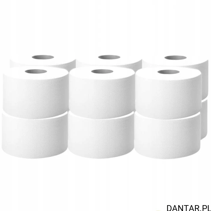 Papier toaletowy jumbo biały ceulozowy PT280 2w DANTAR a1/12/720