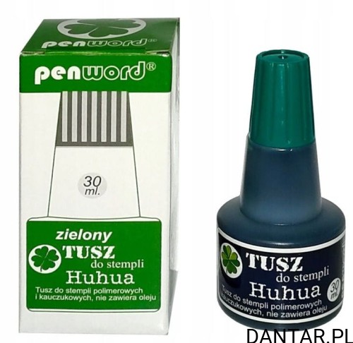 Tusz do stempli zielony 30ml a1