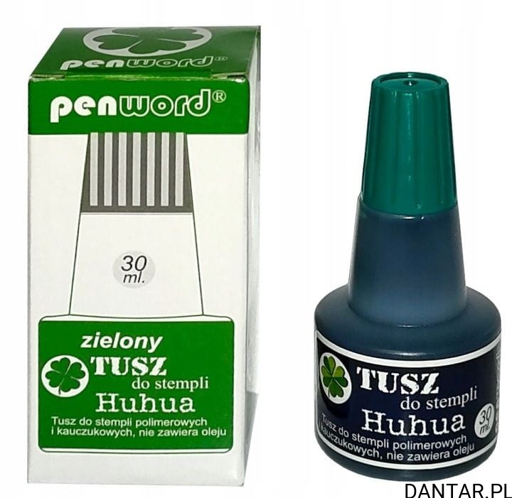 Tusz do stempli zielony 30ml a1