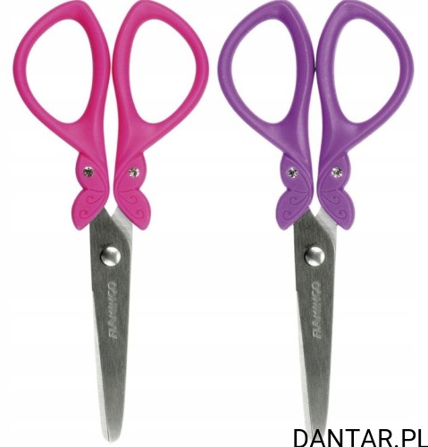 Nożyczki z kryształkami 13,5cm Flamingo a1/12