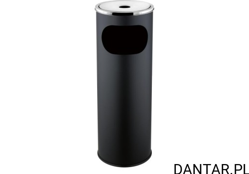 Popielnica kosz stal 29395 czarna