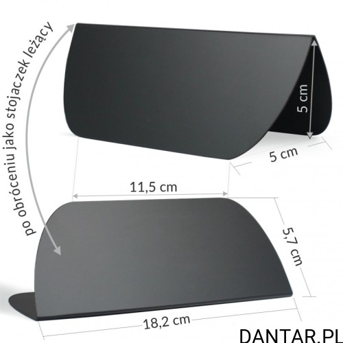 Stojak kredowy podłużny 18,2x5,7cm a1/10