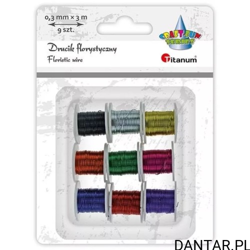 Drucik florystyczny 0,3mm x 3m Titanum a9