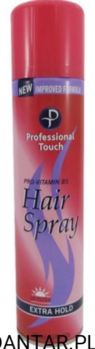 Lakier do włosów Professional touch różowy 265ml 