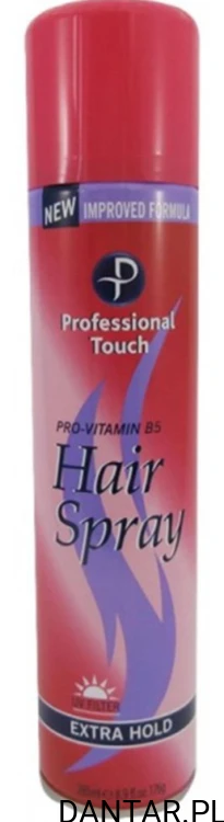Lakier do włosów Professional touch różowy 265ml 