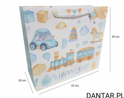 Torebka prezentowa dla dzieci 20x10x22 1004