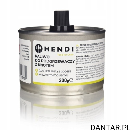 Paliwo do podgrzewaczy z knotem puszka 200G Hendi a1/24